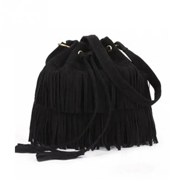 Retro Shoulder Bag Vintage Tassel Cross Body Bag
