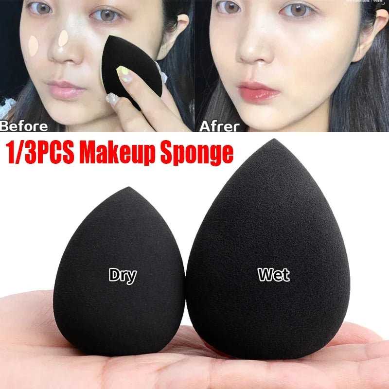 Premium Black Makeup Sponge Puff – Flawless Beauty Tool