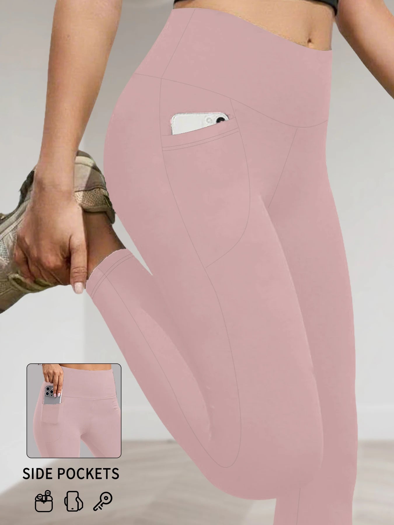 Women’s Super Soft Leggings with Pockets – High Waist Comfort
