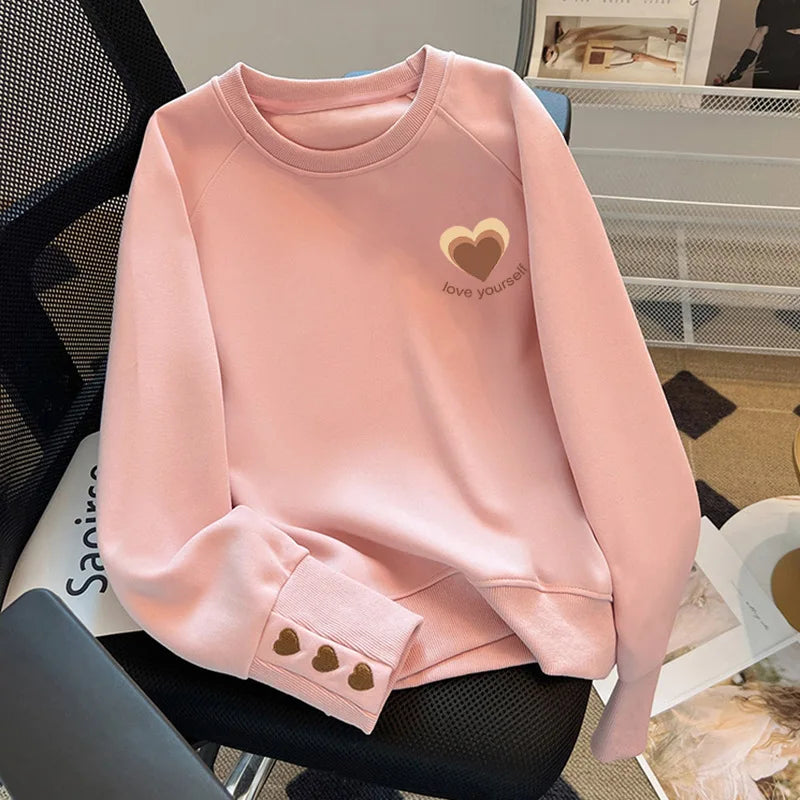 Women's Loose Casual Pullover Sweatshirt – Autumn 2025