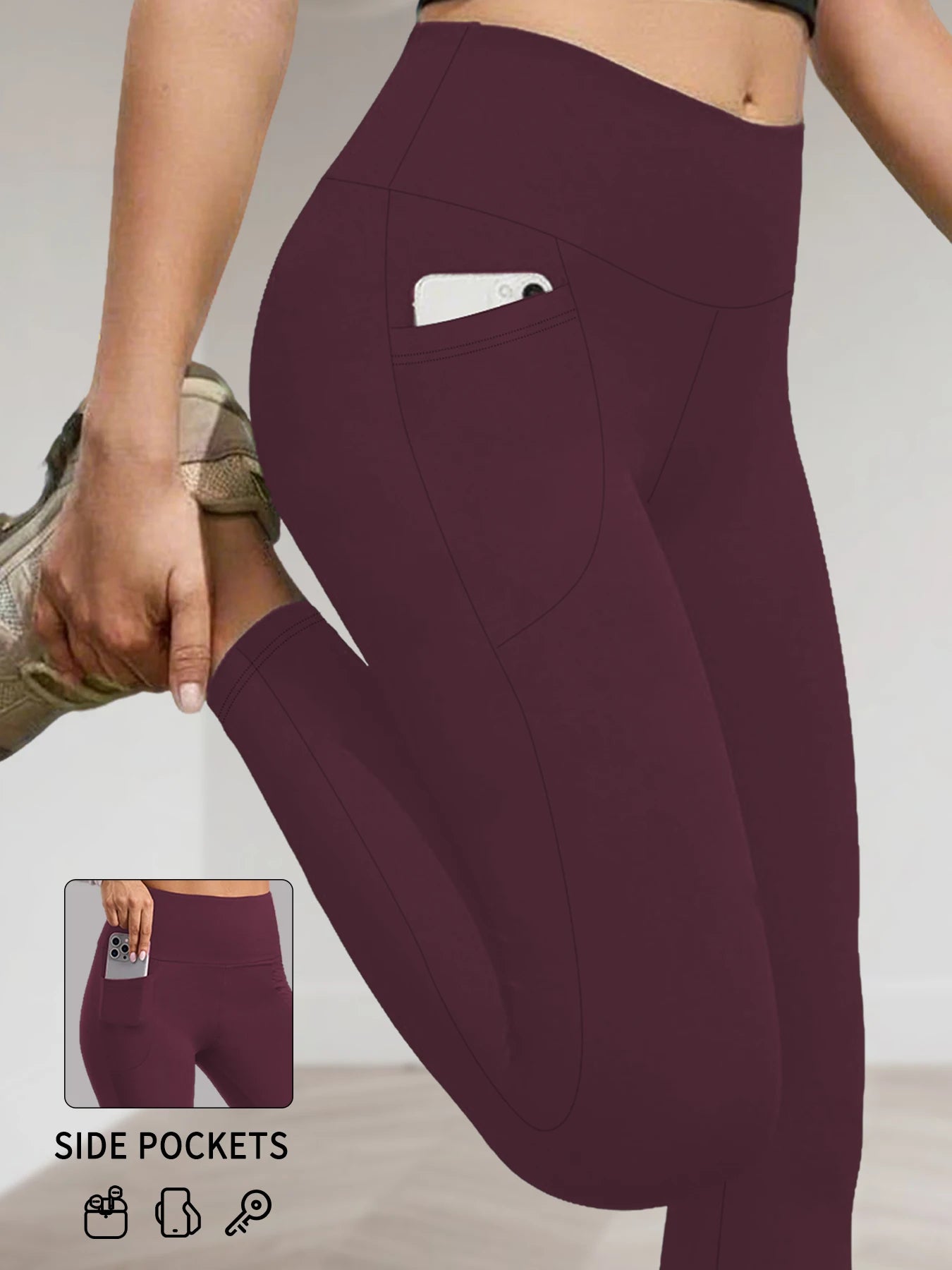 Women’s Super Soft Leggings with Pockets – High Waist Comfort