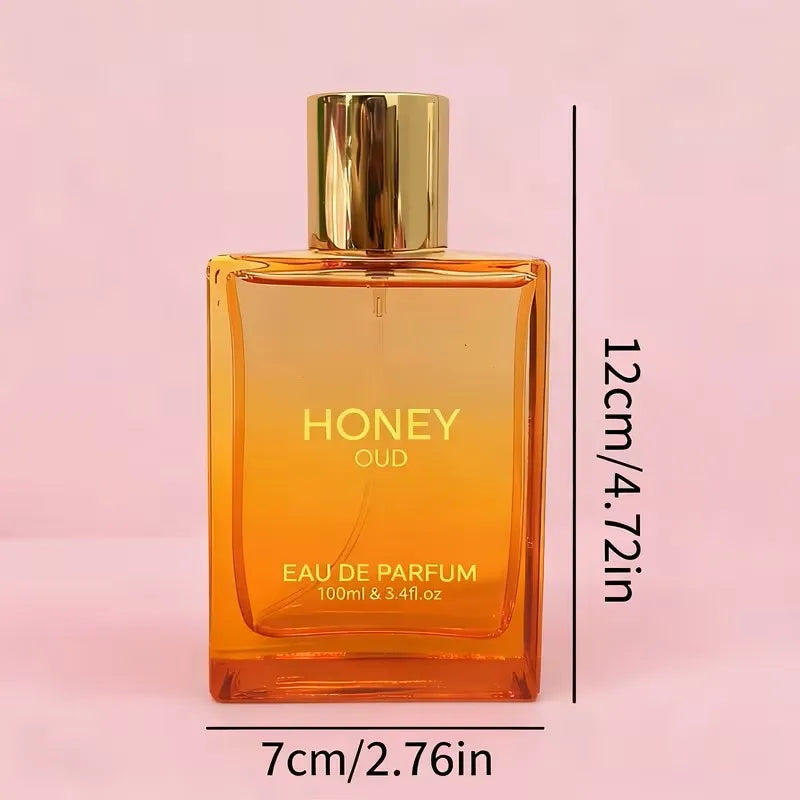 Honey Oud Eau De Parfum 3.4 Oz Unisex Long Lasting Spicy Vanilla Cologne