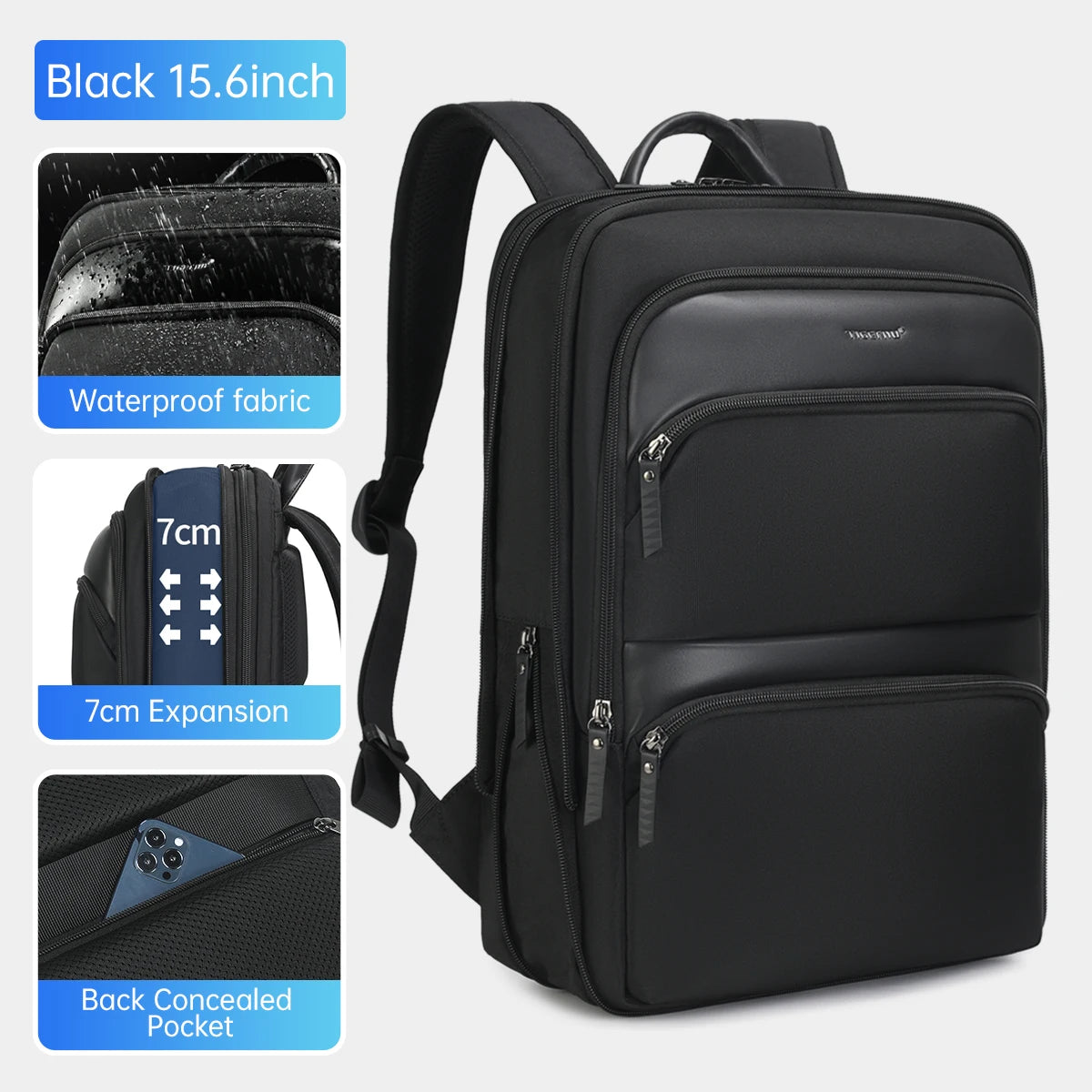 Tigernu Thin Expandable Laptop Backpack for Men
