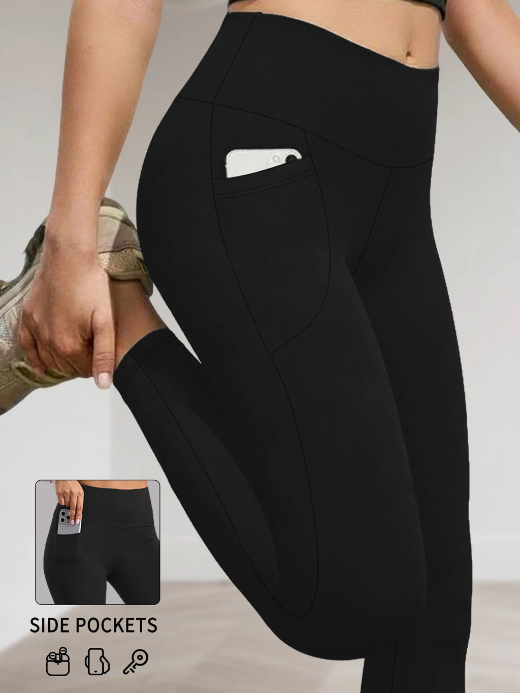 Women’s Super Soft Leggings with Pockets – High Waist Comfort