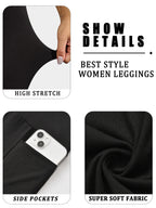 Women’s Super Soft Leggings with Pockets – High Waist Comfort