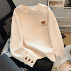 Women's Sweatshirt 2025 New Autumn Winter Loose Casual Pullover Bottoming Shirt Top