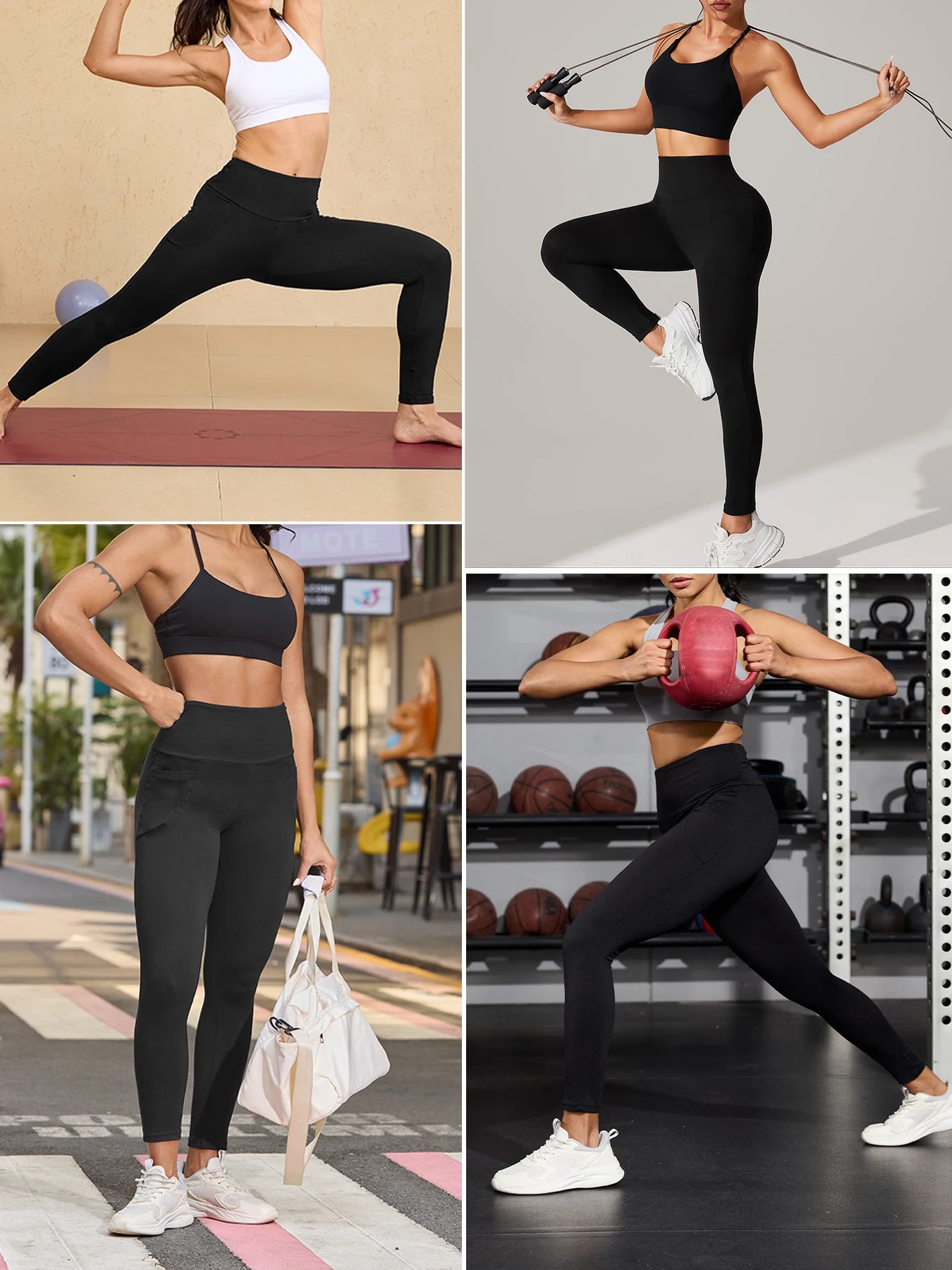 Women’s Super Soft Leggings with Pockets – High Waist Comfort