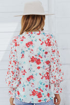 Pink Cakewalk Floral Smocked Blouse