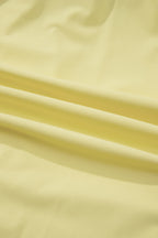 Beige Drawstring Elastic Waistband Lined Tennis Skorts