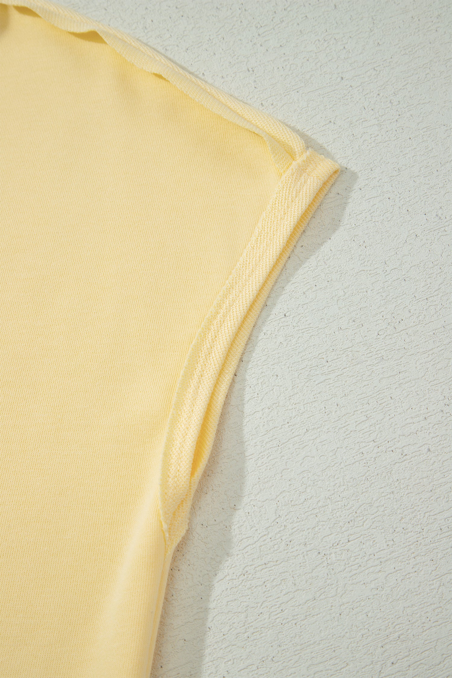 Banana Cream Loose Polo Tee Elastic Waist 2pcs Short Set