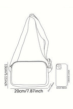 Bonbon Valentines Day Printed Canvas Crossbody Bag
