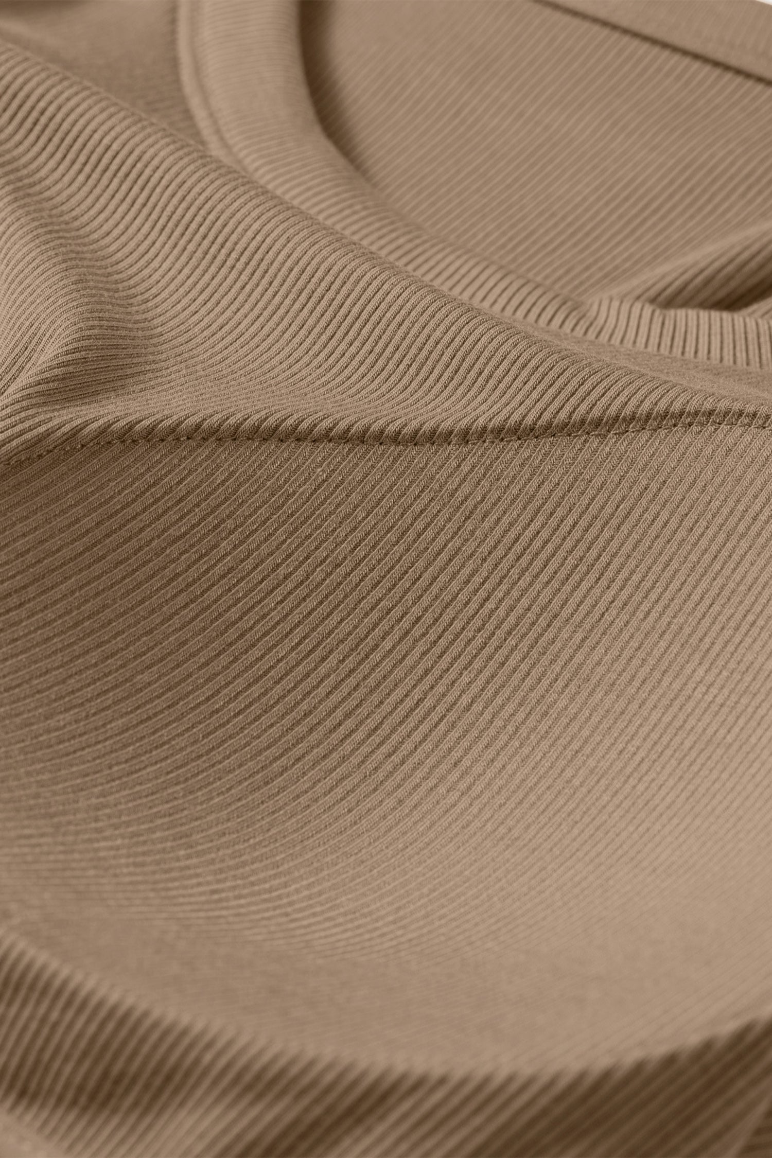 Four Leaf Clover Slim Ribbed Padded Tank Top