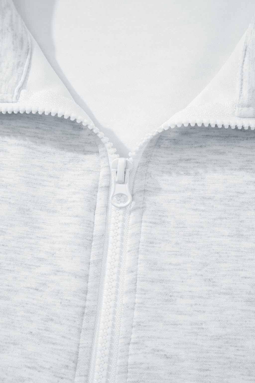 Light Grey Solid Color Sleeveless Zipper Tank and Skort Set