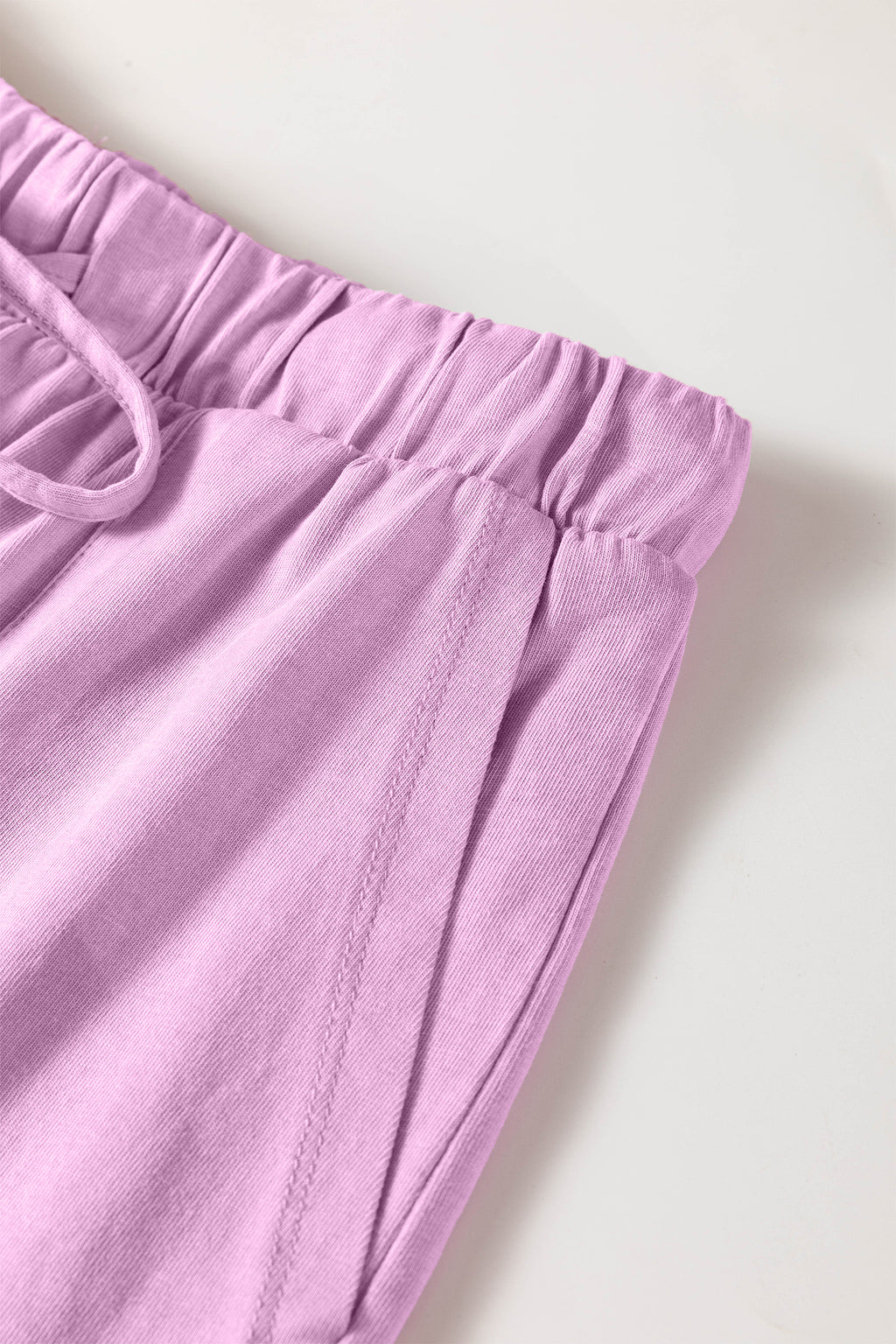 Rose Red Mineral Wash Cotton Short Set