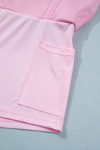 Light Grey Solid Color Sleeveless Zipper Tank and Skort Set