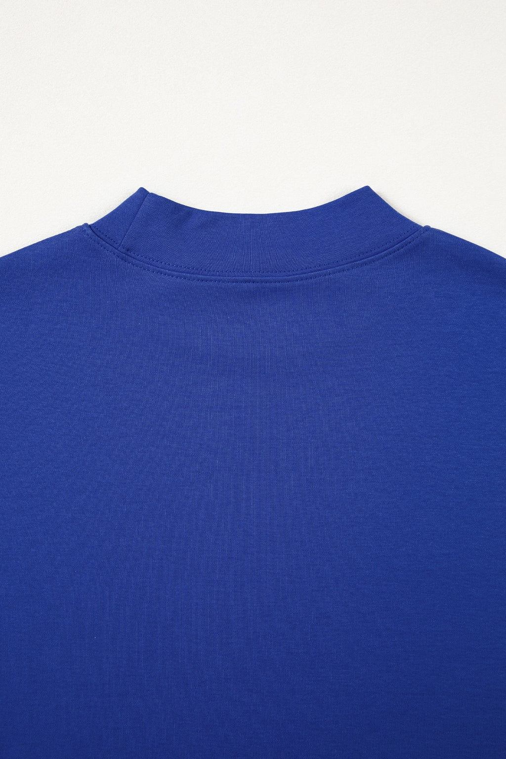 Sachet Pink Solid Color High Neck Oversize Tee